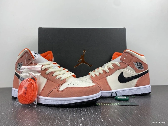 Kick Theory Suede 3683 Jordan Seasonal SE Orange 1 DV1336- Mid 1013